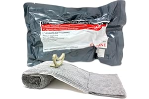 EverOne 6" Israeli Emergency High Strength Compression Bandage Trauma Wound Dressing Hemostatic Control Bandage