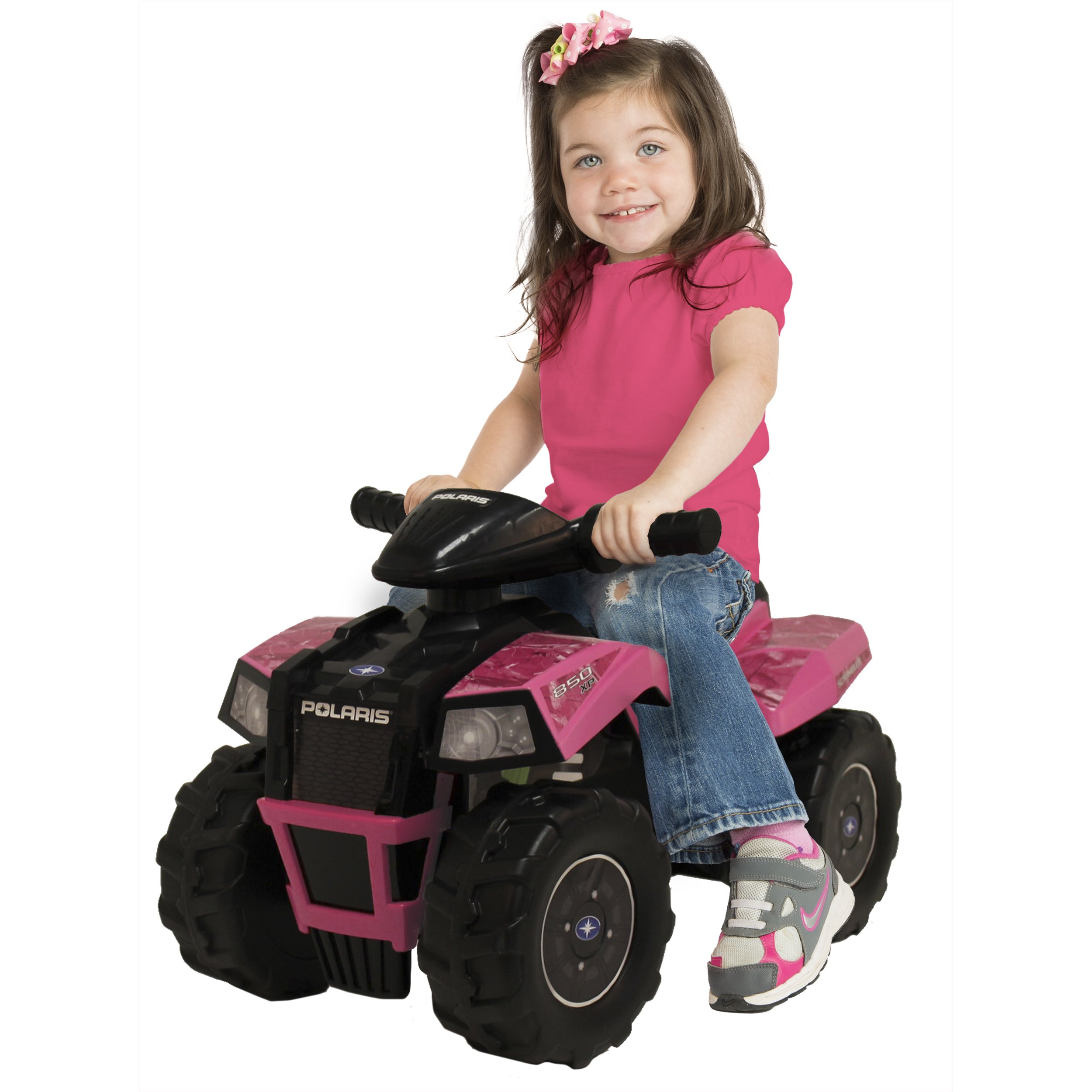 Tek Nek Polaris Pink Camo Scrambler Atv Ride On | Reviewmotors.co