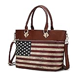 MKF Collection USA Tote Crossbody Bag for