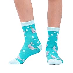 Sock It To Me Junior's Otter Narwal Fish Socks