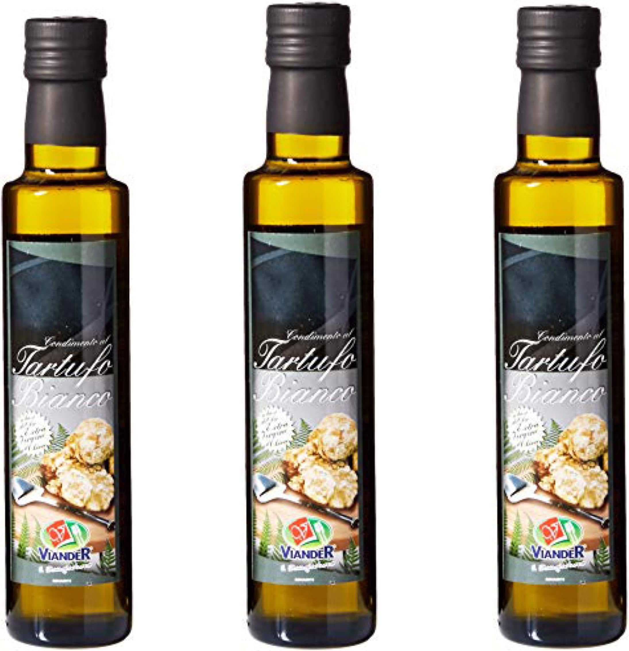 Truffle Oil - Real White Truffle Olive Oil - Pure Infused White Truffles - Best White Truffle Olive Oils from Italy - Aceite de Trufa - Tartufo Bianco. By Serendepity Life (8.4 oz) (3 Pack)