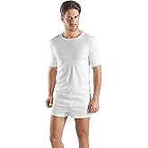 HANRO Men's Sea Island Cotton Short Sleeve Crew Neck 73174