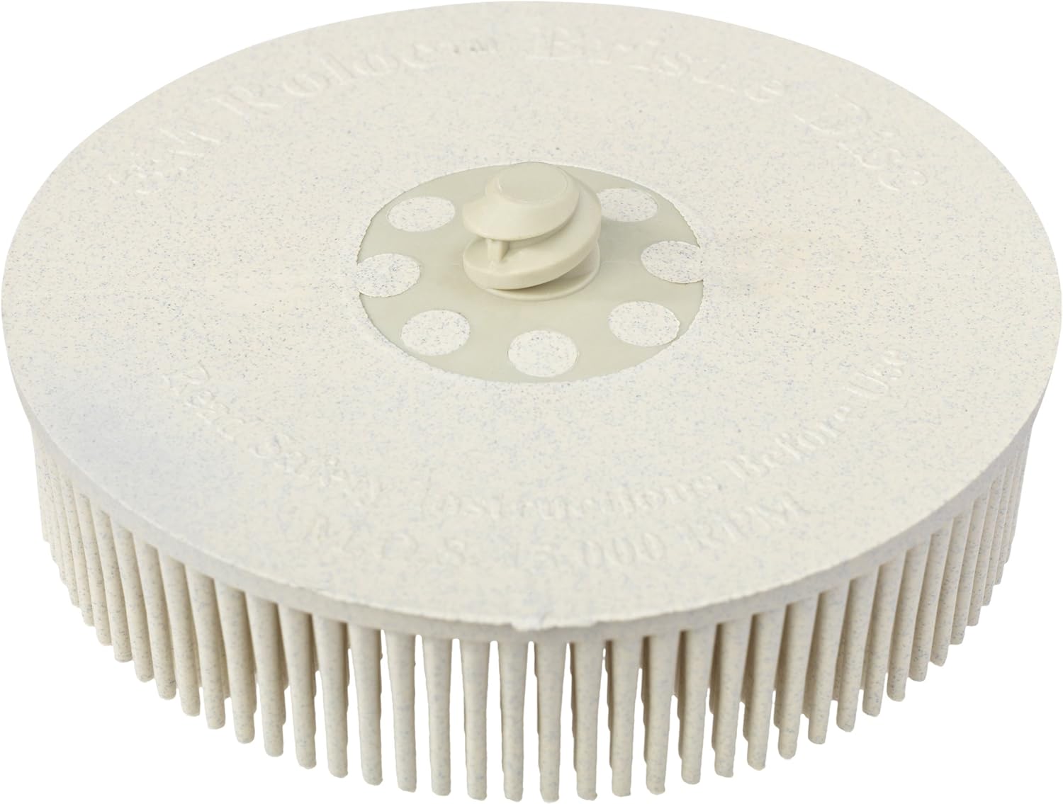 3M 07529 Roloc Bristle Disc, White Automotive