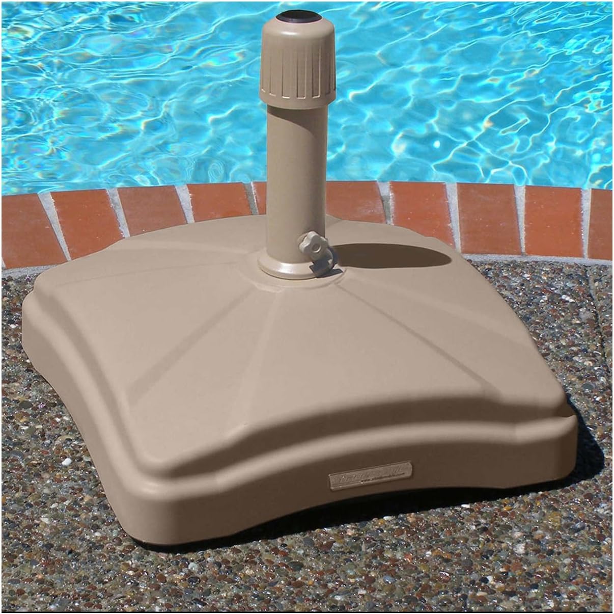 Shademobile Rolling Umbrella Base -Polyethylene Will Not Rust or Chip