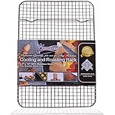 KITCHENATICS Small Wire Rack for Baking Sheet, Oven Safe Stainless Steel Wire Cooling Rack for Baking, Baking Rack for Oven C