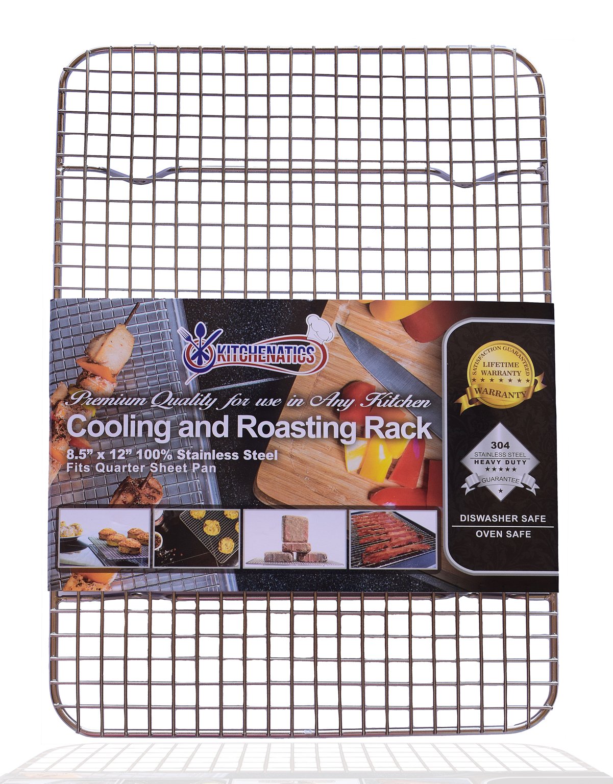 Quarter Sheet Cooling Rack Heavy Duty Stainless Steel Baking Rack