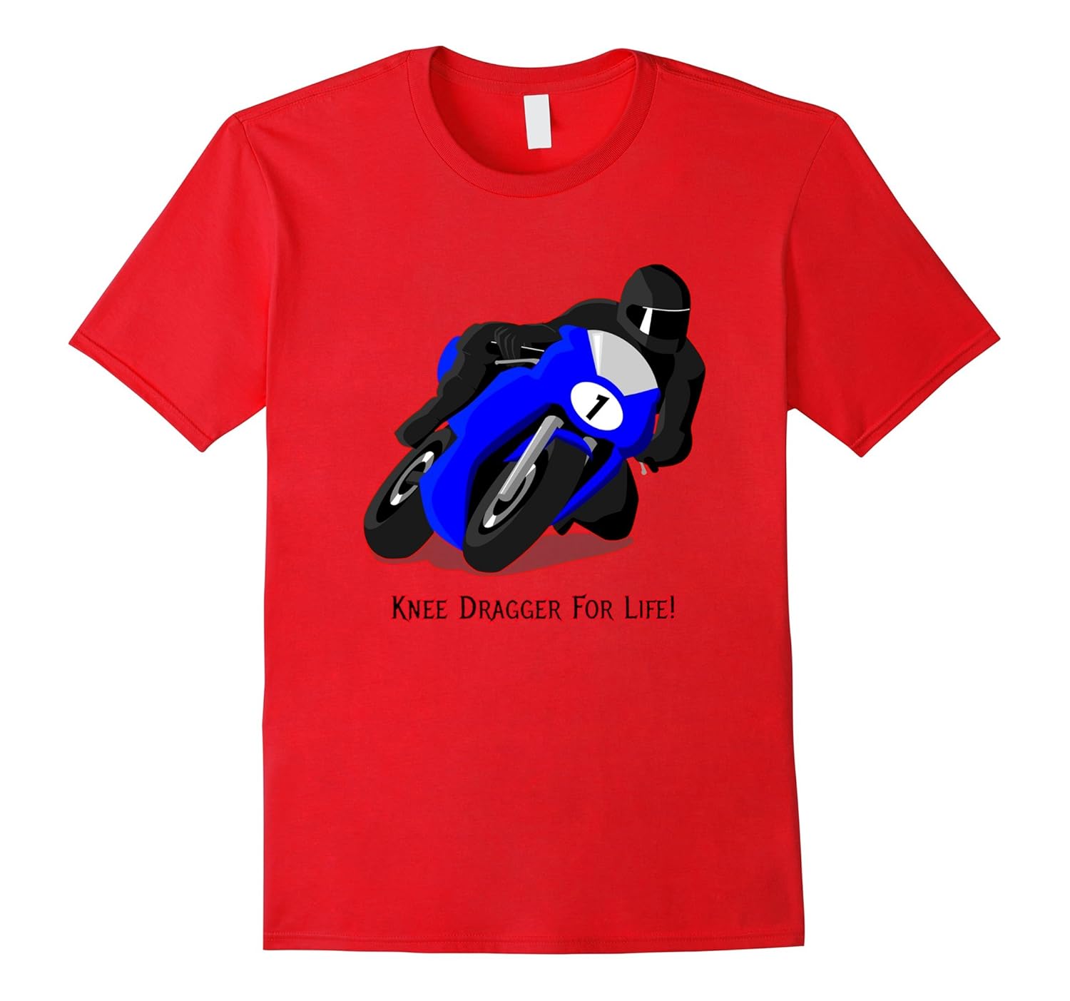 Motorcycle Racing Tee Shirt-Rose