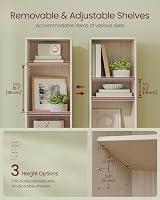 VASAGLE 6-Tier Bookcase Open Storage Shelving Unit 24 x 40 x 178.5 cm view 4
