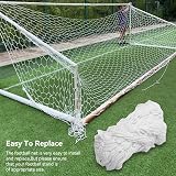 Cyrank Football Goal Net 24x8ft Replacement Soccer Net Training Net view 8