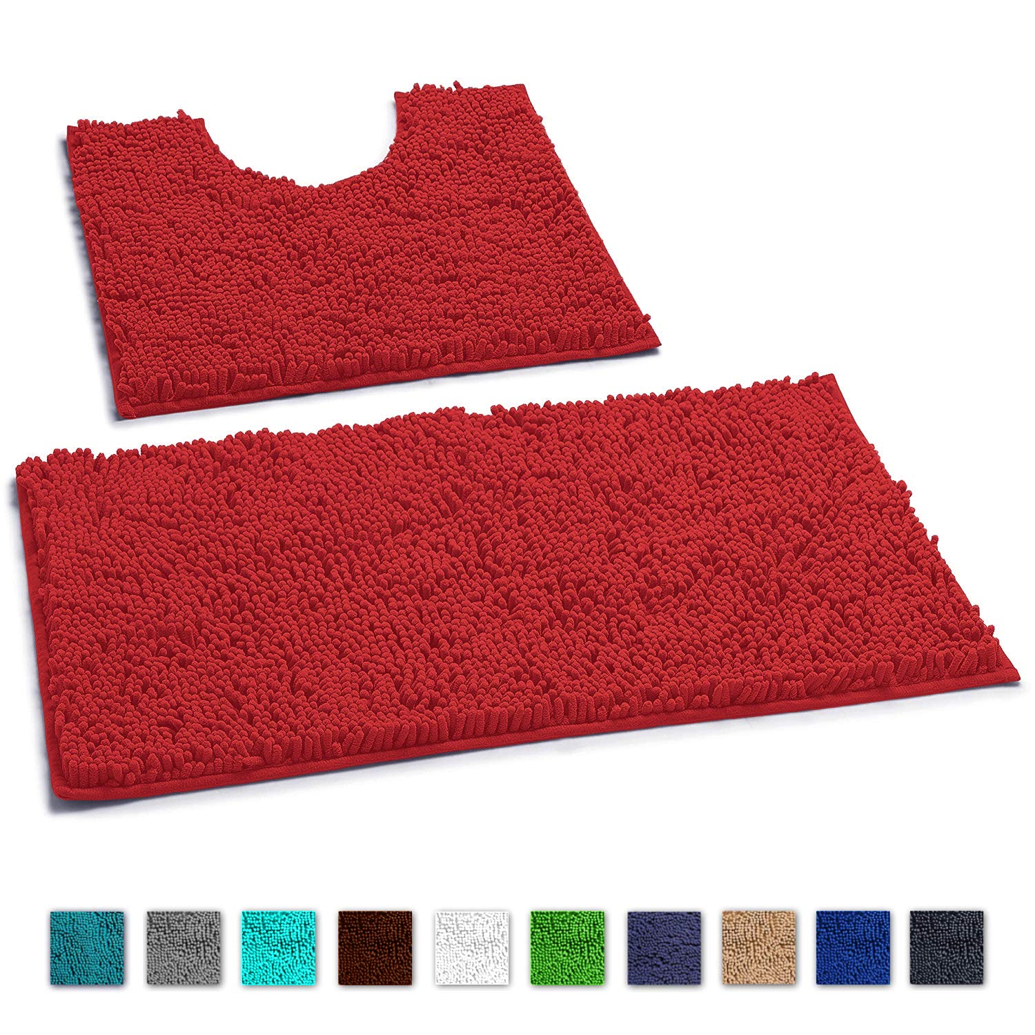 Best Red Kitchen Rug Set