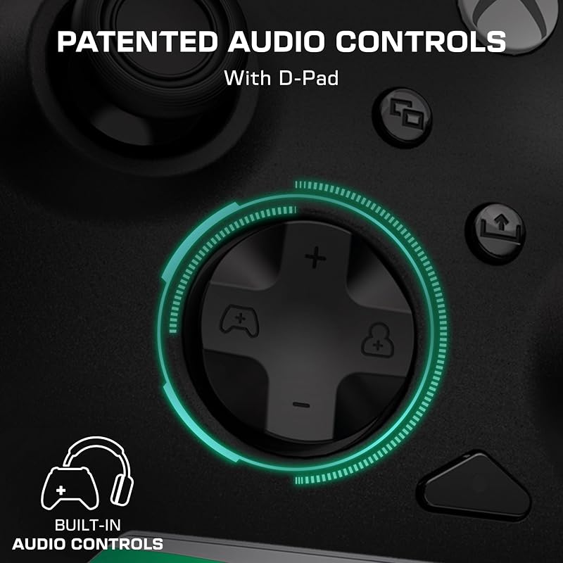 Rematch Core manette gaming filaire sous licence officielle pour Xbox Series X|S, Xbox One et PC Windows 10/11 avec Sticks à effet Hall, moteurs de vibration et gâchettes de vibration