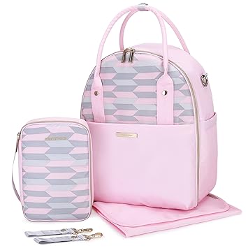 travel backpack pink