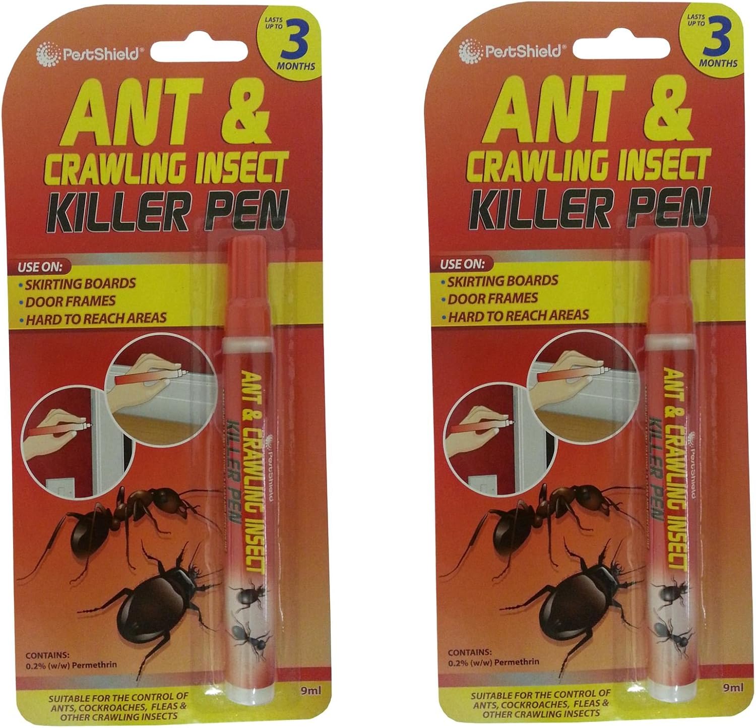 2 marcadores de Pestshield para eliminar hormigas, cucarachas ...