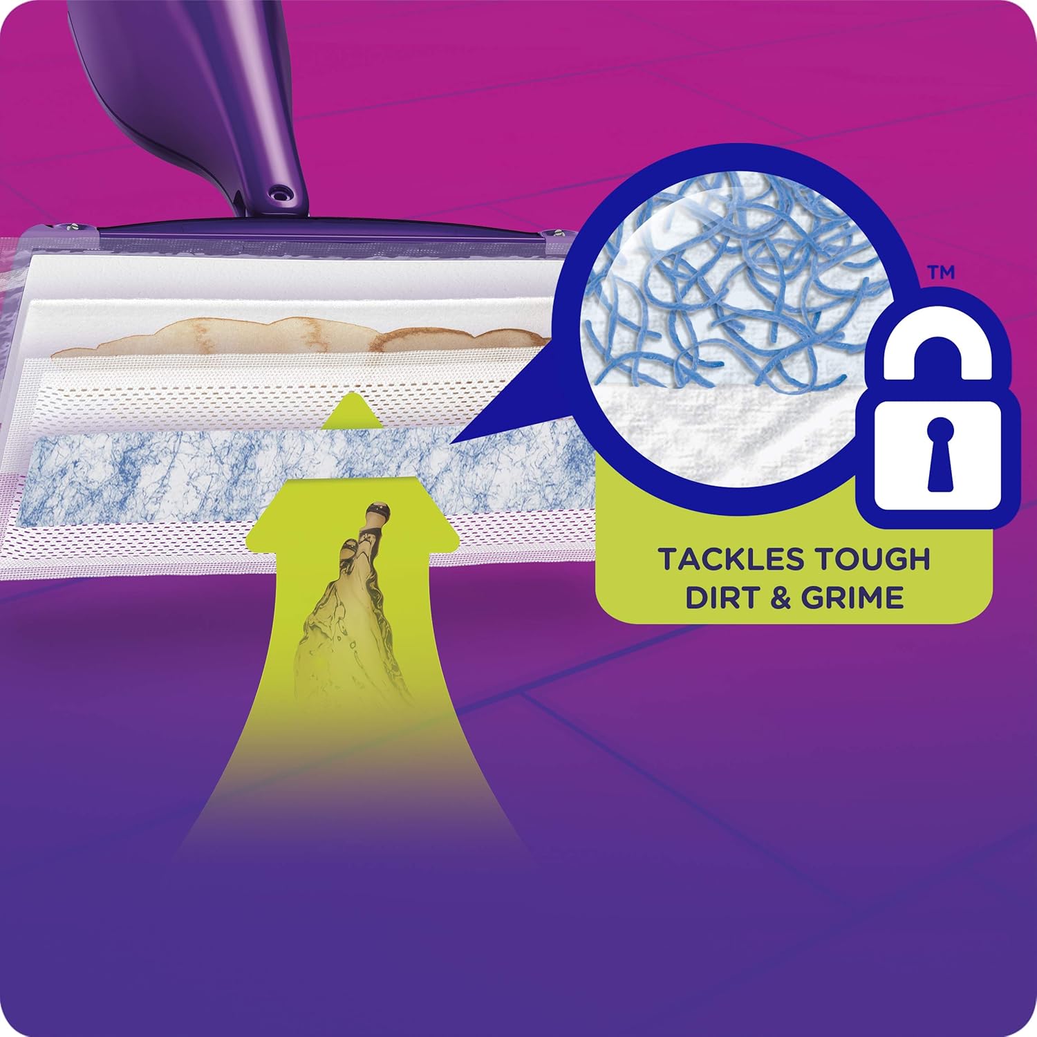 Swiffer WetJet Hardwood and Floor Spray Mop Cleaner Starter Kit, Includes: 1 Power Mop, 10 Pads, Cleaning Solution, Batteries: Health & Personal Care
