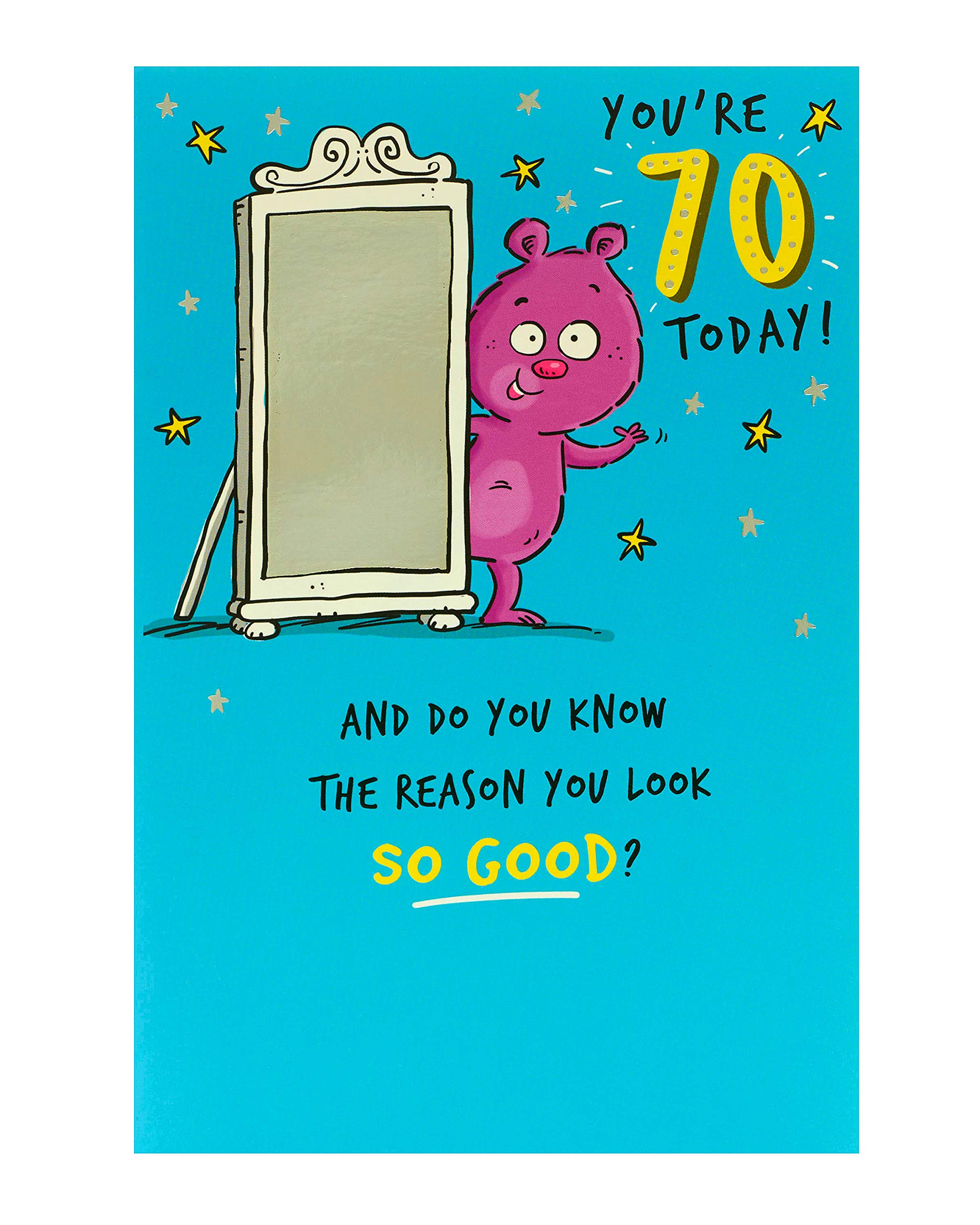 ‎UK Greetings 70th Birthday Card - 70th Birthday Card Funny - Funny Birthday Card - 70th Birthday Card for Her - 70th Birthday Card for Him - 70th Birthday Gifts - Birthday Gift Card - Funny Birthday Card for Her