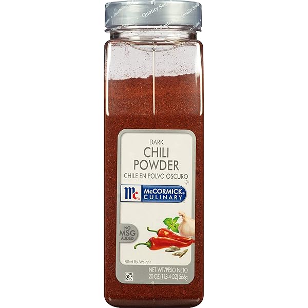 MCCORMICK DARK CHILI POWDER – 20 OZ. CONTAINER, 6 PER CASE