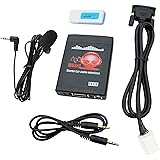 Bluetooth Car Kit, Yomikoo Car MP3 USB AUX 3.5mm Stereo Music Player Wireless HandsFree Bluetooth Reveiver for Toyota (6+6) P