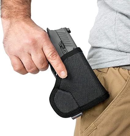 Amazon Com Comforttac The Protector Premium Pocket Holster For Concealed Carry Compatible With Most Subcompact 380 Pistols Including Glock 42 Ruger Lcp S W Bodyguard Sig Sauer P238 Taurus 738 And More Sports Outdoors
