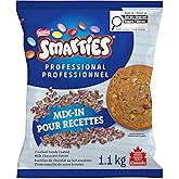 SMARTIES® MIX-IN 1.1 kg Crushed Candy Coated Milk Chocolate Pieces for Milkshakes, Cookies, and Ice Cream Desserts