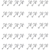 Tornito 10-20 Pairs 20G 2mm Tiny Stud Earrings 316L Stainless Steel Small CZ Ball Earring Set For Men Women