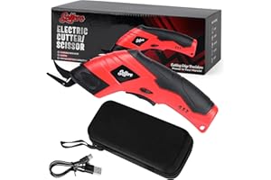 GENERIC Sellere Cordless Electric Cutter for Cardboard, Fabric Paper, Carpet with carrying case
