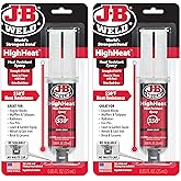 J-B Weld High Heat Syringe, Dark Grey - 25ml 2 Pack