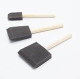 Fit For The Job 3 Piece Foam Paint Brush Set 1in 2in 3in view 4