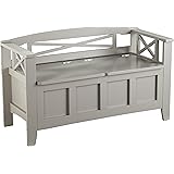 Amazon.com: Simpli Home INT-AXCAB-BNCH-DAB Amherst Solid Wood 48 inch