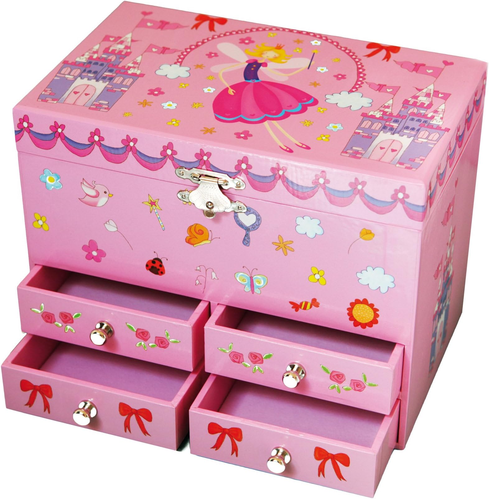 Trousselier Musical Jewellery Box Fairy and Castle