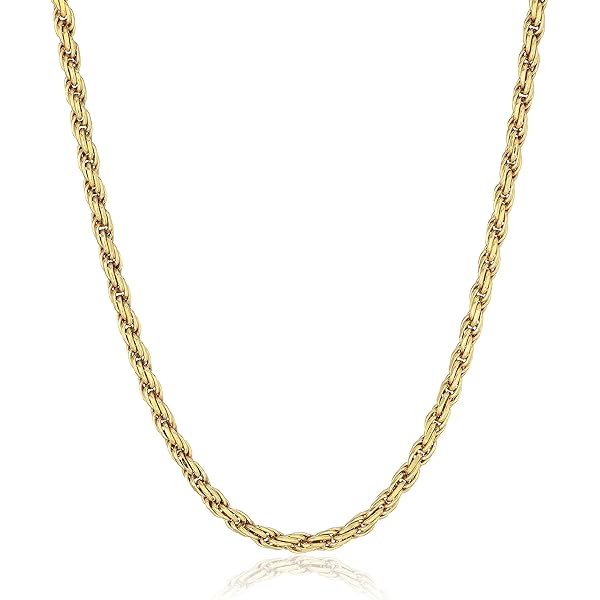 Verona Jewelers Gold Plated Stainless Steel 2-4MM Diamond Cut