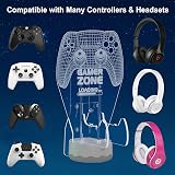 CoolGift Mart LED Headset Controller Stand 16 Colors 3D Gamepad Holder USB AAA view 2