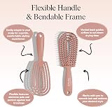 Kitsch Flexible Detangle Hair Brush with Bendable Frame Terracotta view 4