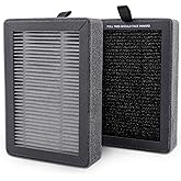 LV-H128 Replacement Filter Compatible with LEVOIT LV-H128/PUURVSAS (HM669A) / ROVACS (RV60) Air Purifier, LV-H128 H13 True HEPA Replacement Filter 2 Pack, by KEEPOW