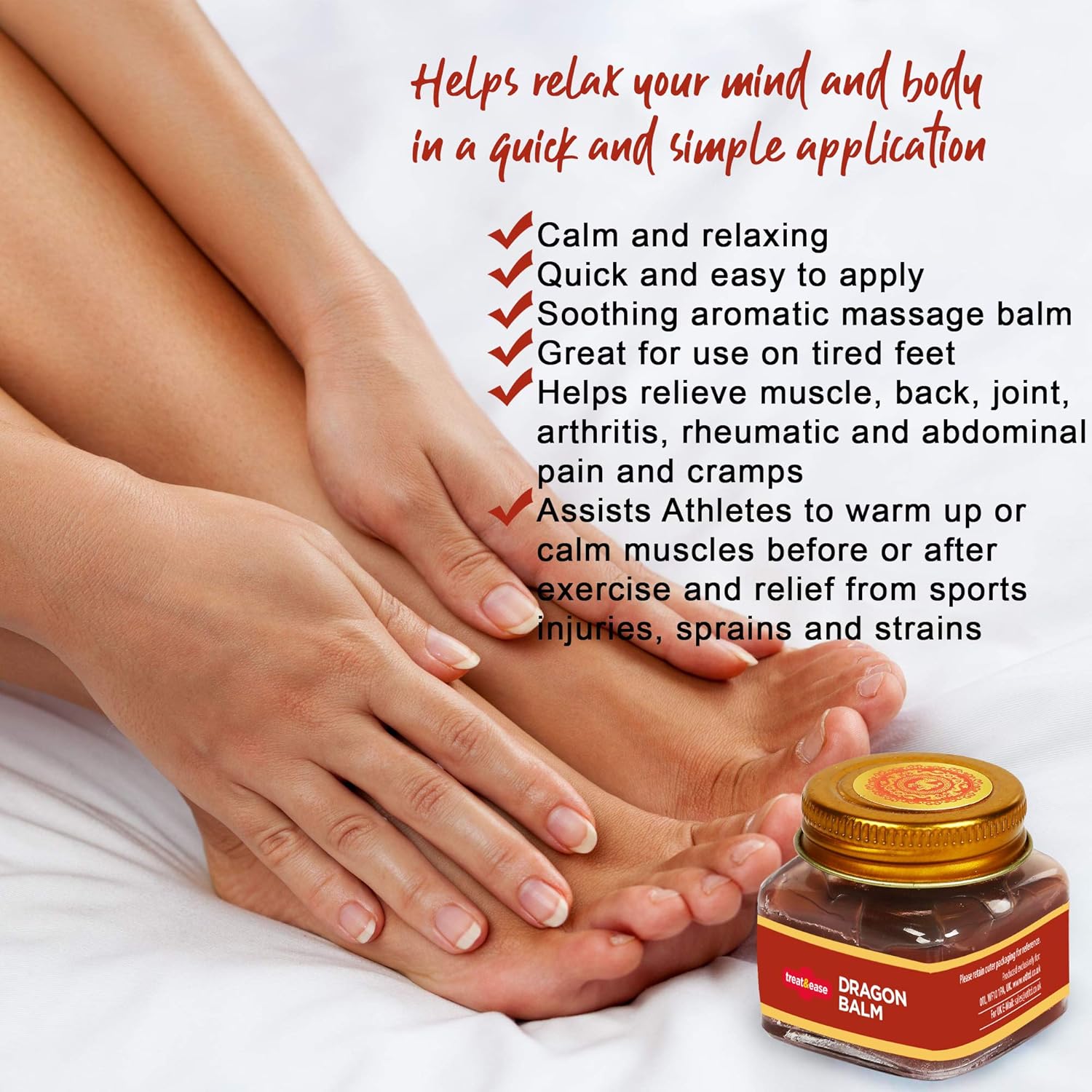 4pk Dragon Balm Soothing Massage Helps Pain Relief Massage Cream