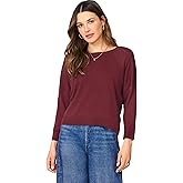 Cable & Gauge Button Back Rib Knit Sweater, Relaxed Drop Shoulder Knit Top