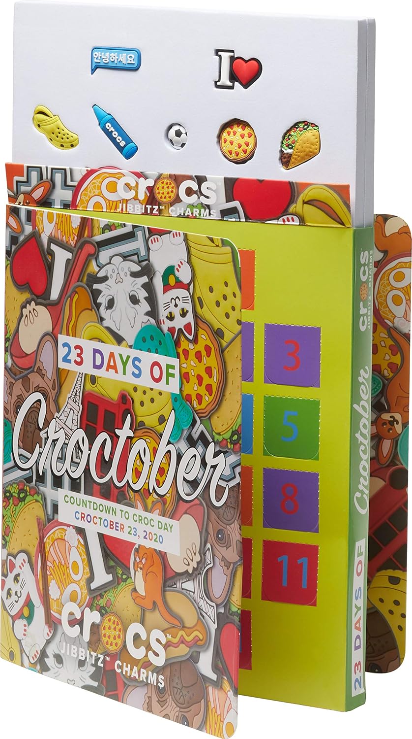 crocs to buy on Amazon Com Crocs X Personalize Shoe Charms Pizzaslime Jibbitz Calendar Small Shoes