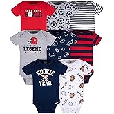 Gerber baby-boys 8-pack Short Sleeve Onesies Bodysuits