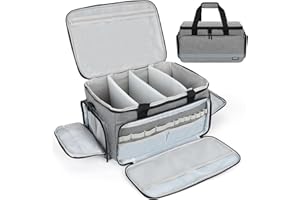 Medical Supplies Bag,First Aid Bag Empty,Emergency Medical Trauma Bag,Home Health Nurse Bag with Detachable Dividers,Ideal fo