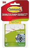 Command Poster Strips, 48-Strips by 3M Command [並行輸入品]