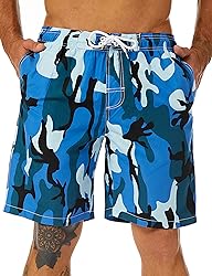 KAILUA SURF Mens Swim Trunks Long, Quick Dry Mens