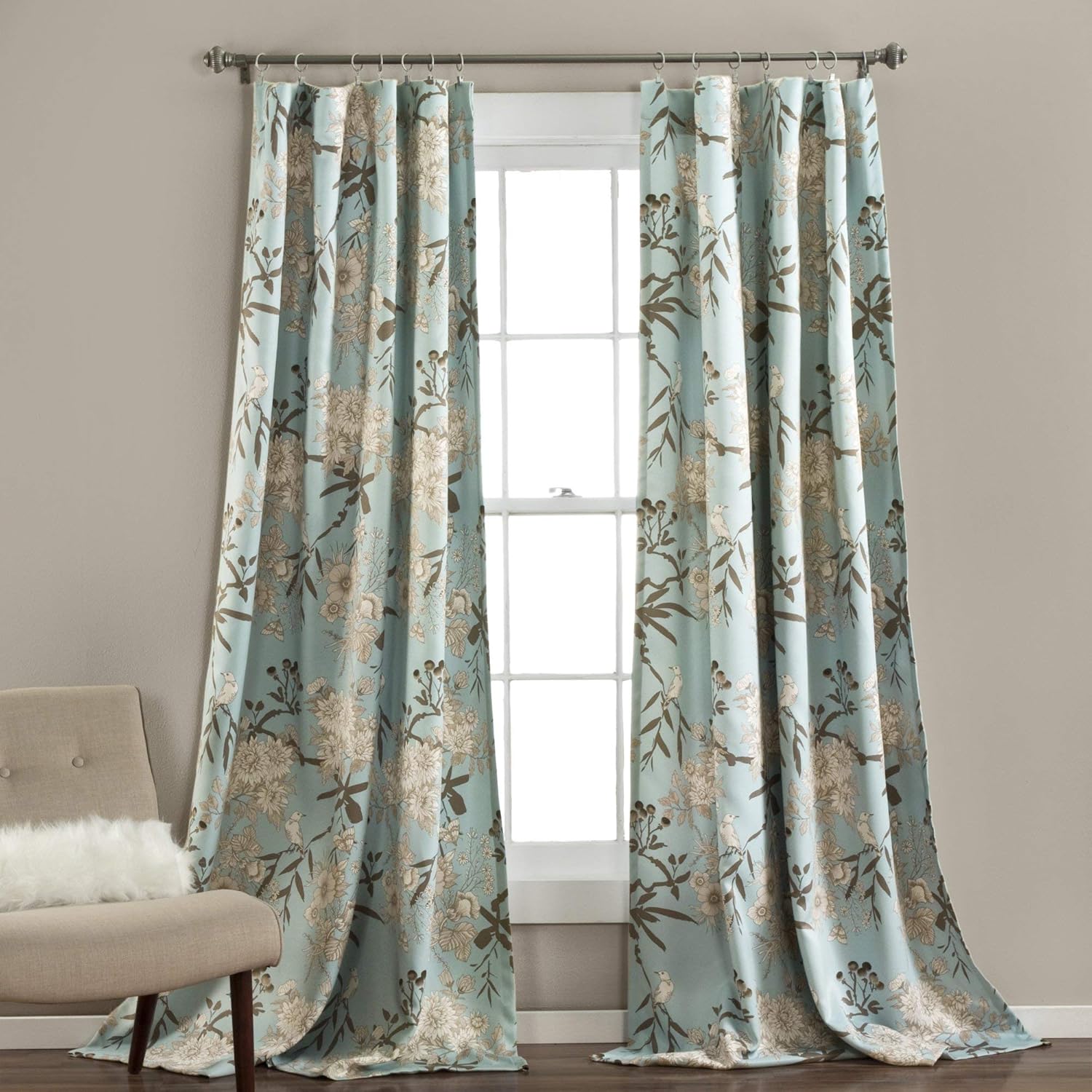 Best living room curtains birds