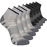 Skechers Men's Work Collection Quarter Crew Socks (8-Pack)