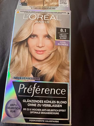 L'Oréal Paris Préférence 8.1 Light Cool Blonde Hair Dye Set