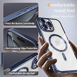 IAIYOXI Magnetic Clear Case for iPhone 14 with Full
