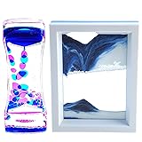 FKYTION Liquid Motion Bubbler Timer and Moving Sand
