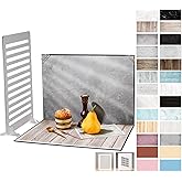 ZUOMIDIE 13Pcs 26Patterns Double Sided Background Paper Photography Background Boards Set and 2Piece Window Light Shadow Phot