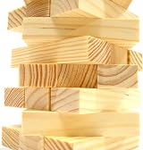 Ty Toys My Traditional Games Tumbling Tower 48 Wooden Pieces by Holland Plastics view 4