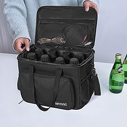 IBVIVIC 8 Slots Wireless Microphone Case with