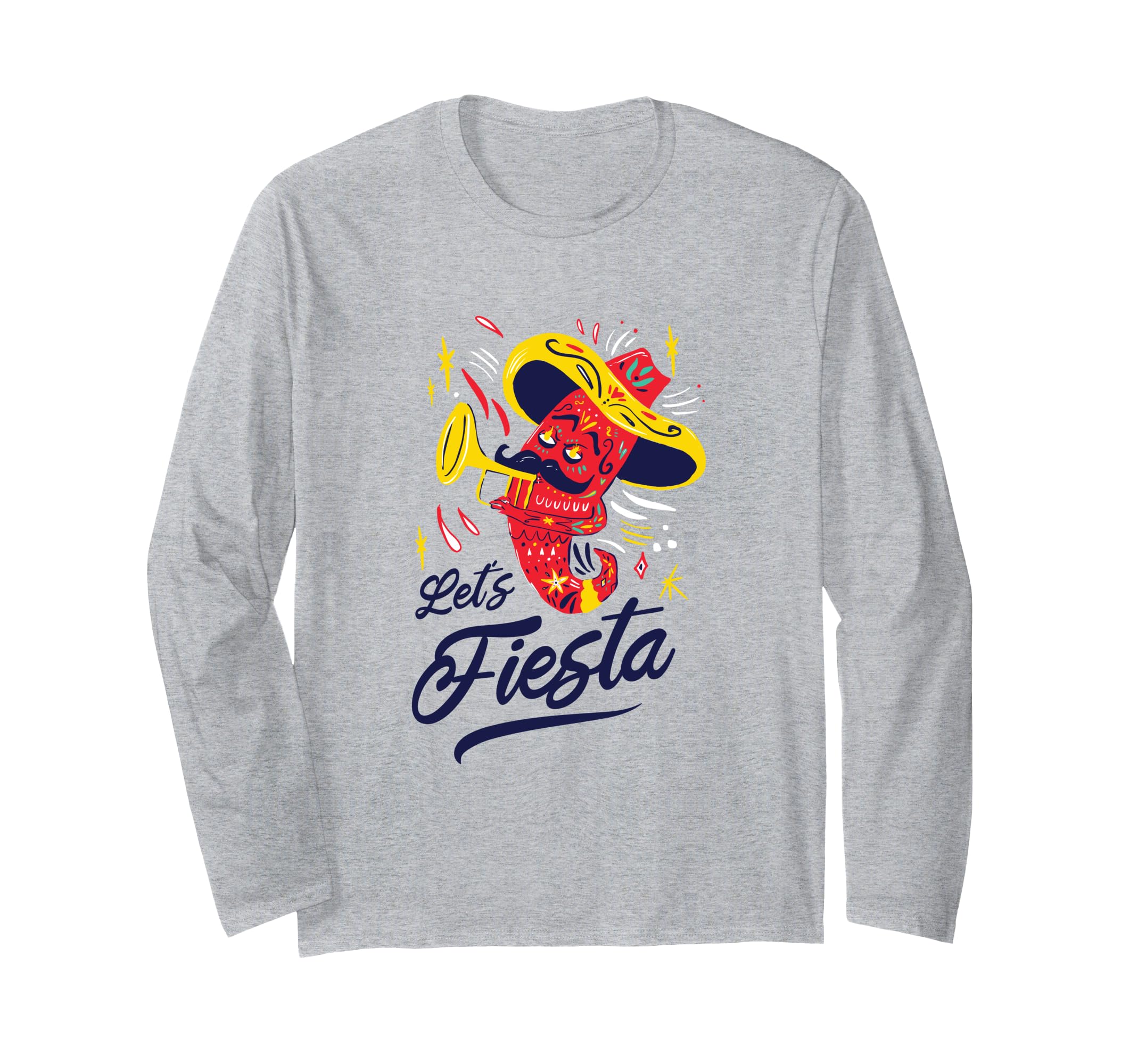 5 De Mayo Costume Pancho Playeras Para Hombre De Mexico Long Sleeve T-Shirt