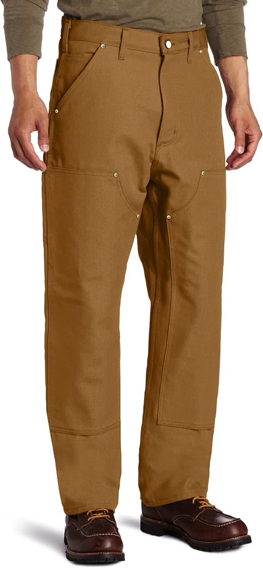 Carhartt Men's Double Front Dungaree Flannel Lined Casual